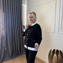 Pamuklu Düğme Detaylı Alt-Üst Takım